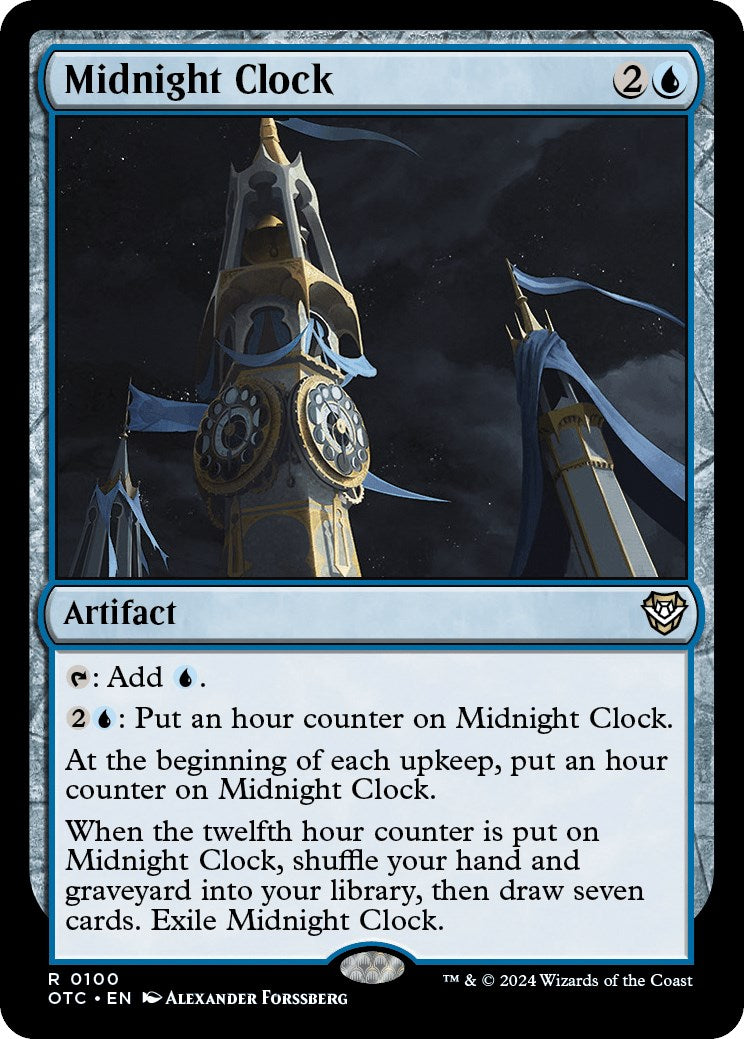 Midnight Clock [Outlaws of Thunder Junction Commander]