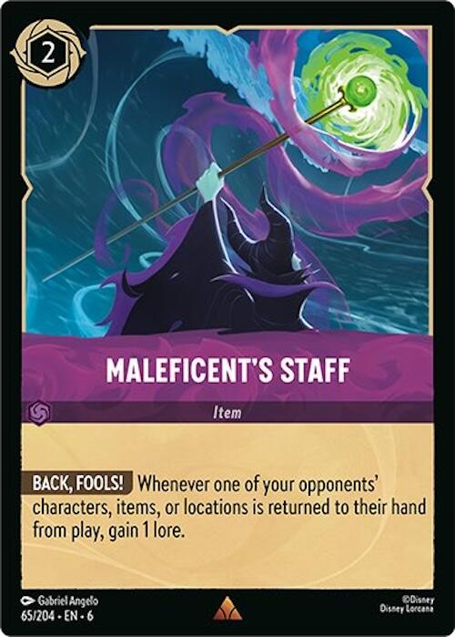 Maleficent's Staff (65/204) [Azurite Sea]