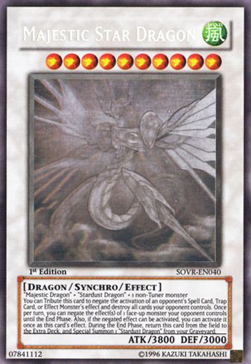 Majestic Star Dragon [SOVR-EN040] Ghost Rare