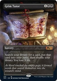 Grim Tutor (Alternate Art) [Core Set 2021]