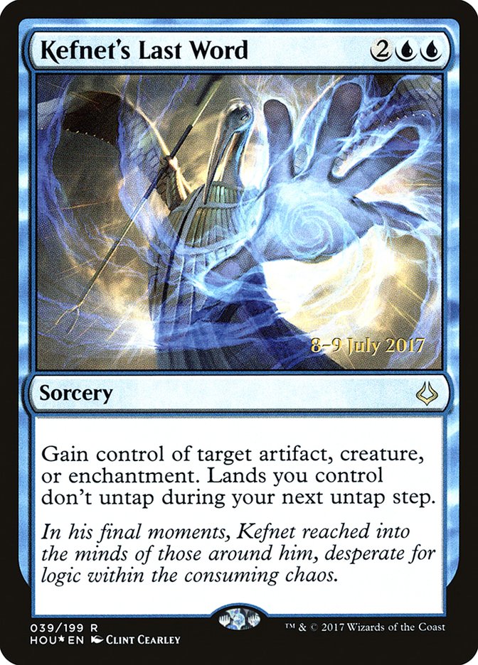 Kefnet's Last Word  [Hour of Devastation Prerelease Promos]