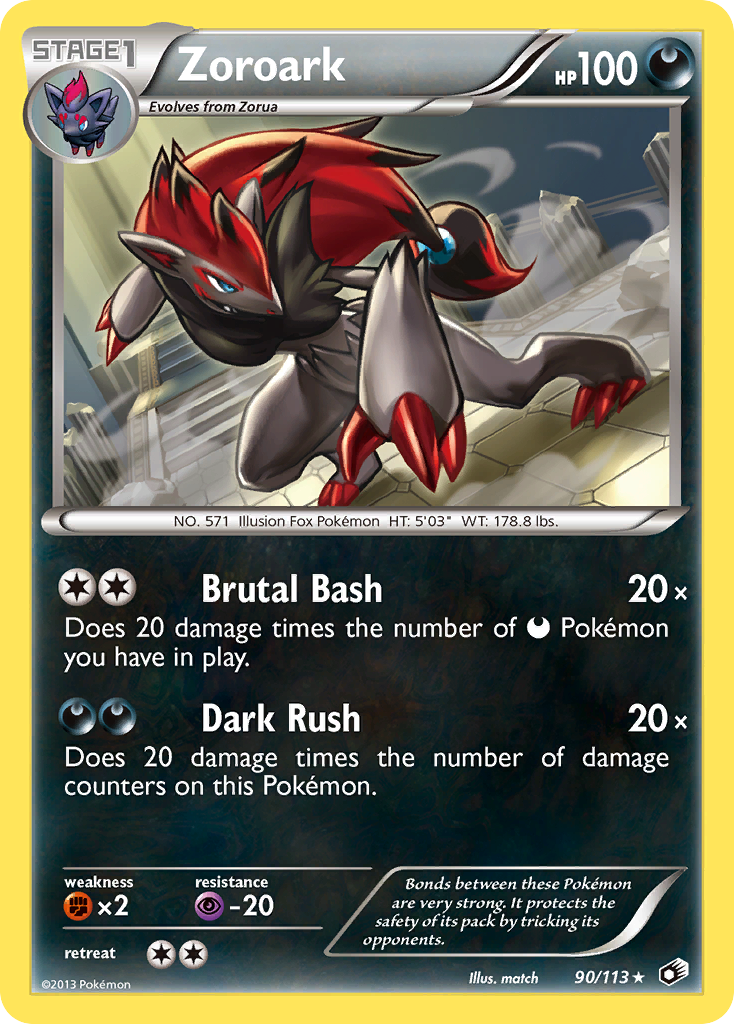 Zoroark (90/113) (Theme Deck Exclusive) [Black & White: Legendary Treasures]