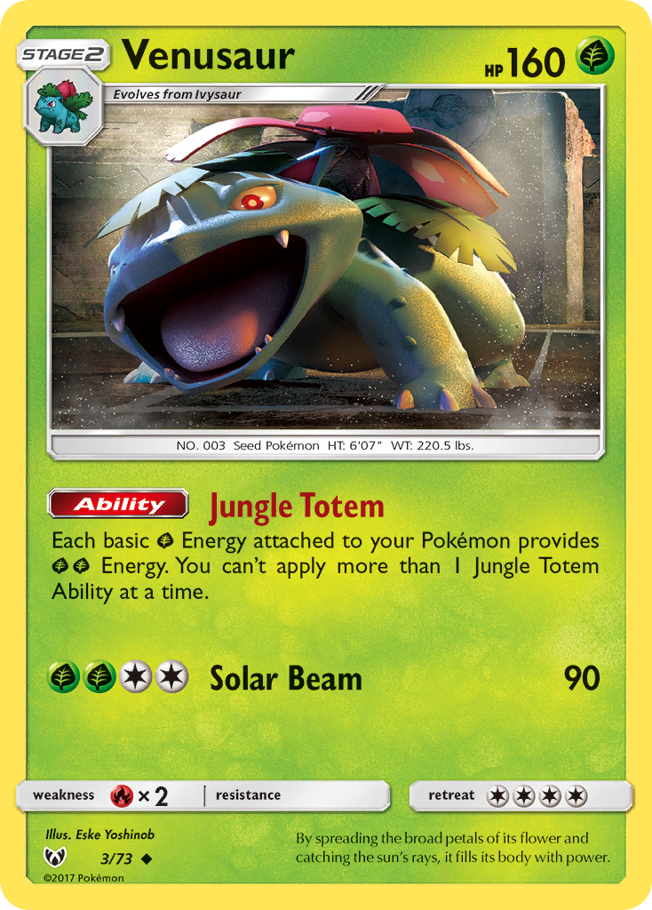 Venusaur (3/73) [Sun & Moon: Shining Legends]