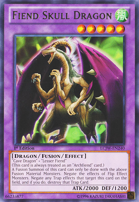 Fiend Skull Dragon [LCJW-EN240] Rare