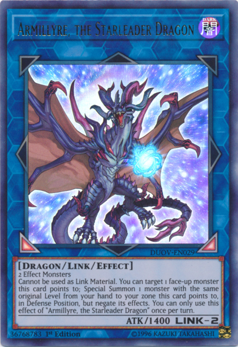 Armillyre, the Starleader Dragon [DUOV-EN029] Ultra Rare