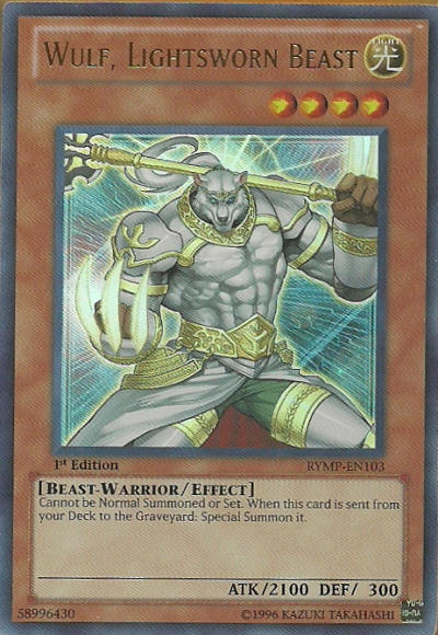 Wulf, Lightsworn Beast [RYMP-EN103] Ultra Rare