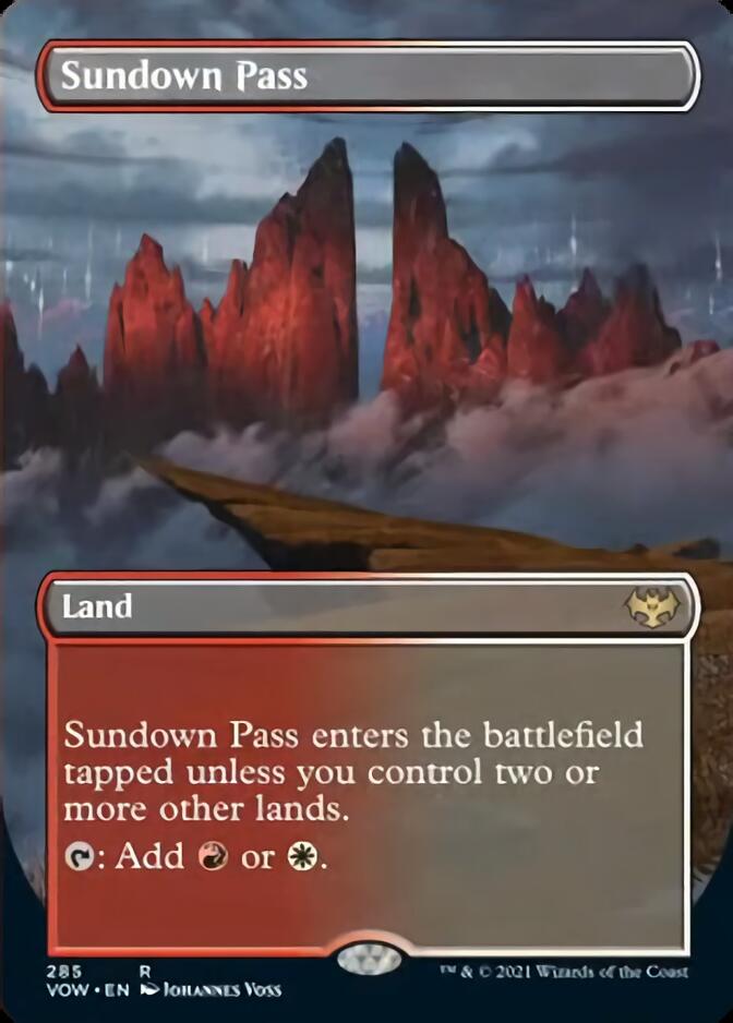 Sundown Pass (Borderless) [Innistrad: Crimson Vow]