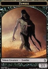 Zombie // Trueheart Duelist Token [Amonkhet Tokens]