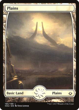 Plains (185) - Full Art [Hour of Devastation]