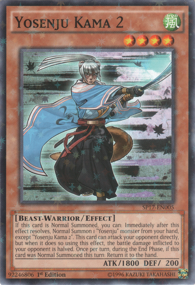 Yosenju Kama 2 [SP17-EN005] Starfoil Rare